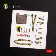 Kelik F-5N interior 3D decals for AFV Club kit 1:48 (K48069)