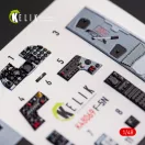 Kelik F-5N interior 3D decals for AFV Club kit 1:48 (K48069)