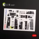 Kelik F-4E Phantom II interior 3D decals for Meng kit 1:48 (K48070)