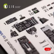   Kelik F-4E Phantom II interior 3D decals for Meng kit 1:48 (K48070)