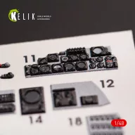   Kelik F-4E Phantom II interior 3D decals for Meng kit 1:48 (K48070)