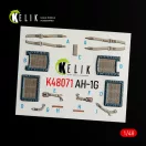 Kelik AH-1G interior 3D decals forICM/SpecialHobby kit 1:48 (K48071)