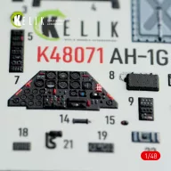   Kelik AH-1G interior 3D decals forICM/SpecialHobby kit 1:48 (K48071)