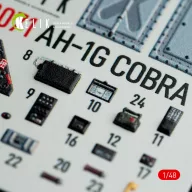   Kelik AH-1G interior 3D decals forICM/SpecialHobby kit 1:48 (K48071)