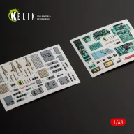   Kelik Ka-27 Helix interior 3D decals for HobbyBoss kit 1:48 (K48073)