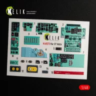  Kelik Ka-27 Helix interior 3D decals for HobbyBoss kit 1:48 (K48073)