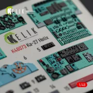   Kelik Ka-27 Helix interior 3D decals for HobbyBoss kit 1:48 (K48073)