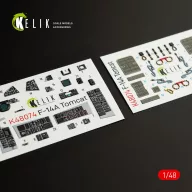   Kelik F-14A Tomcat interior 3D decals for Italeri kit 1:48 (K48074)