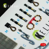   Kelik F-14A Tomcat interior 3D decals for Italeri kit 1:48 (K48074)