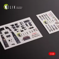   Kelik Messerschmitt Me-410 A1 interior 3D decals for Meng Model kit 1:48 (K48075)