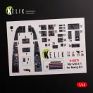 Kelik Messerschmitt Me-410 A1 interior 3D decals for Meng Model kit 1:48 (K48075)