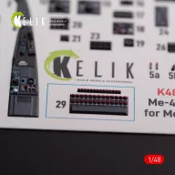   Kelik Messerschmitt Me-410 A1 interior 3D decals for Meng Model kit 1:48 (K48075)
