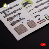   Kelik Messerschmitt Me-410 A1 interior 3D decals for Meng Model kit 1:48 (K48075)