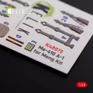 Kelik Messerschmitt Me-410 A1 interior 3D decals for Meng Model kit 1:48 (K48075)