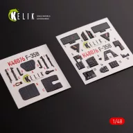 Kelik F-35B interior 3D decals for Tamiya kit 1:48 (K48076)