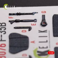 Kelik F-35B interior 3D decals for Tamiya kit 1:48 (K48076)
