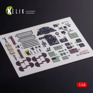   Kelik Ki-51 Sonia interior 3D decals for WingsyKits kit 1:48 (K48077)