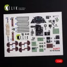 Kelik Ki-51 Sonia interior 3D decals for WingsyKits kit 1:48 (K48077)