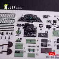   Kelik Ki-51 Sonia interior 3D decals for WingsyKits kit 1:48 (K48077)