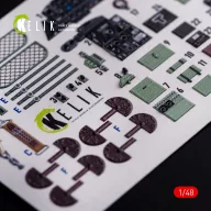   Kelik Ki-51 Sonia interior 3D decals for WingsyKits kit 1:48 (K48077)