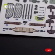   Kelik Ki-51 Sonia interior 3D decals for WingsyKits kit 1:48 (K48077)