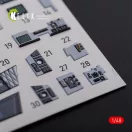 Kelik F/A-18F Super Hornet interior 3D decals for MENG kit 1:48 (K48078)
