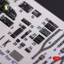 Kelik O-2A Skymaster interior 3D decals small version for ICM kit 1:48 (K48079)