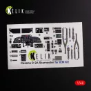 Kelik O-2A Skymaster interior 3D decals grey decoration type for ICM kit 1:48 (K48080)