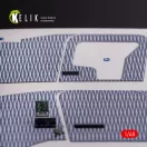 Kelik O-2A Skymaster interior 3D decals grey decoration type for ICM kit 1:48 (K48080)