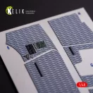 Kelik O-2A Skymaster interior 3D decals grey decoration type for ICM kit 1:48 (K48080)