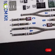   Kelik O-2A Skymaster interior 3D decals grey decoration type for ICM kit 1:48 (K48080)