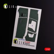   Kelik O-2A Skymaster interior 3D decals green decoration type for ICM kit 1:48 (K48081)