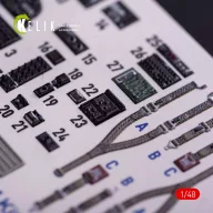   Kelik O-2A Skymaster interior 3D decals green decoration type for ICM kit 1:48 (K48081)