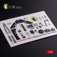   Kelik FM-1 Wildcat/Martlet Mk.V interior 3D decals for Tamiya kit 1:48 (K48082)