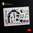 Kelik FM-1 Wildcat/Martlet Mk.V interior 3D decals for Tamiya kit 1:48 (K48082)
