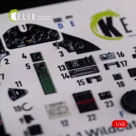   Kelik FM-1 Wildcat/Martlet Mk.V interior 3D decals for Tamiya kit 1:48 (K48082)