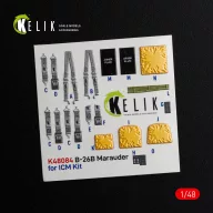  Kelik B-26B Marauder interior 3D decals for ICM kit 1:48 (K48084)