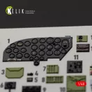 Kelik B-26B Marauder interior 3D decals for ICM kit 1:48 (K48084)