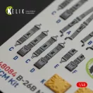 Kelik B-26B Marauder interior 3D decals for ICM kit 1:48 (K48084)