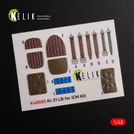 Kelik KI-21 interior 3D decals for ICM kit 1:48 (K48085)
