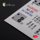 Kelik KI-21 interior 3D decals for ICM kit 1:48 (K48085)