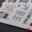 Kelik KI-21 interior 3D decals for ICM kit 1:48 (K48085)