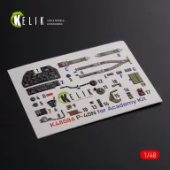 Kelik P-40N interior 3D decals for Academy kit 1:48 (K48086)