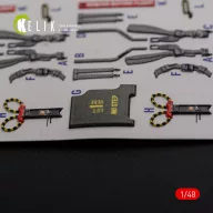   Kelik F-4J Phantom II interior 3D decals for Academy kit 1:48 (K48089)