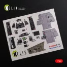 Kelik F-4J Phantom II interior 3D decals for Academy kit 1:48 (K48089)