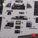 Kelik F-4J Phantom II interior 3D decals for Academy kit 1:48 (K48089)
