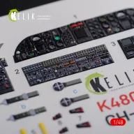   Kelik CH-46E interior 3D decals for Academy kit 1:48 (K48090)