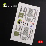   Kelik Mi-24D (Hind-D) interior 3D decals for Trumpeter kit 1:48 (K48092)
