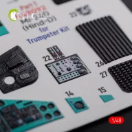   Kelik Mi-24D (Hind-D) interior 3D decals for Trumpeter kit 1:48 (K48092)