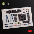 Kelik CH-47F interior 3D decals for Italeri kit 1:48 (K48093)